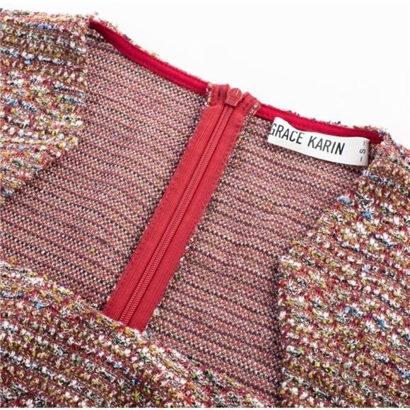 Women's Gorgeous Pencil Dress Red - Picture 3 of 5